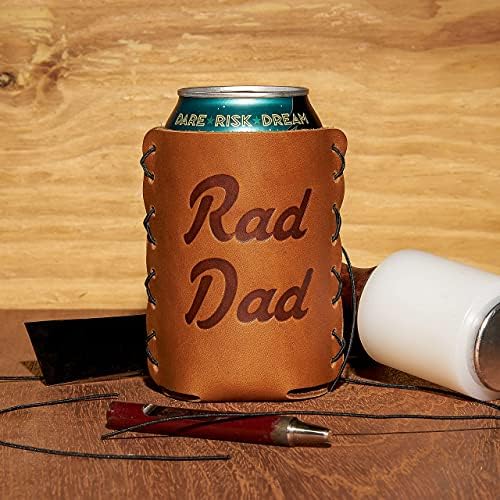 מוצרי Oowee | Rad Dad עור יכול לחבק/מחזיק | מתאים 12 עד 16 פחיות אונקיה | מתנה ליום האב | נהדר לסודה, בירה